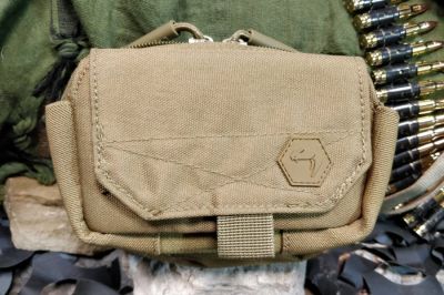 Viper MOLLE Phone/Small Utility Pouch (Coyote Tan) - Detail Image 2 © Copyright Zero One Airsoft